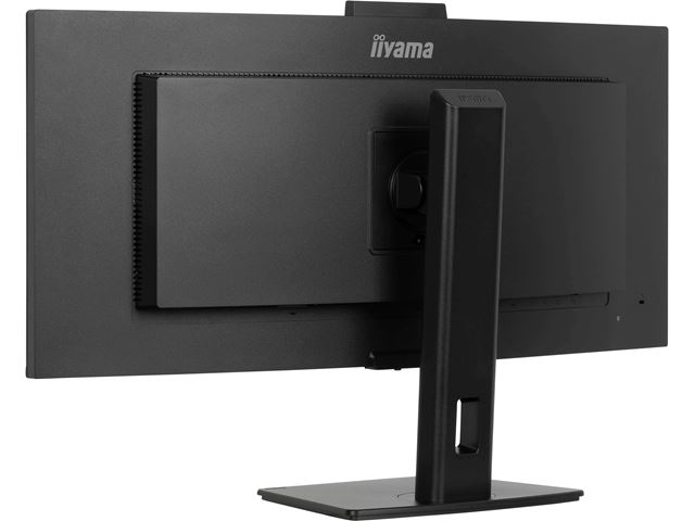 iiyama ProLite curved monitor XCB3497WQSNPH-B1 34" VA curved ultra-wide screen with KVM Switch, LAN and USB-C Dock, built-in Windows Hello camera and mic HDMI and Height Adjustment image 10