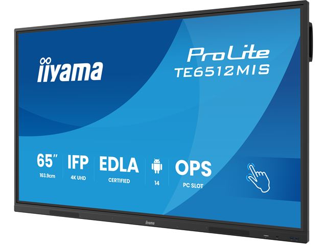 iiyama ProLite TE6512MIS-B4AG 65’’ Google EDLA Certified Interactive 4K UHD Touchscreen with integrated annotation software image 2