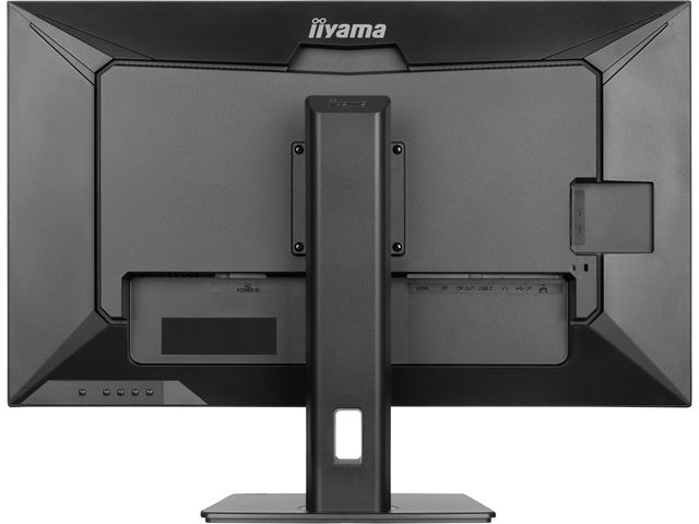 iiyama ProLite monitor XUB3297QSNP-B1 32", QHD IPS, RJ45 (LAN), KVM Switch and USB-C Dock with 95W power delivery, Height Adjustable, Black image 9