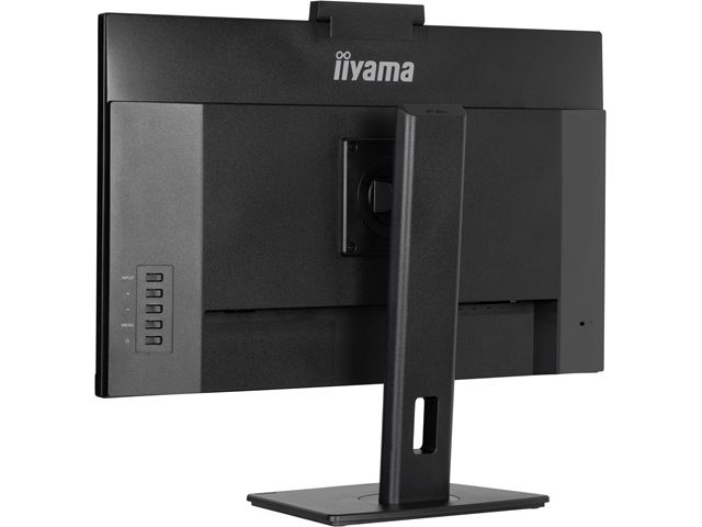 iiyama ProLite monitor XUB2790QSUH-B2 27" IPS, built-in Windows Hello camera and microphone, QHD resolution, KVM switch, Height Adjustable, 3-side borderless design image 8