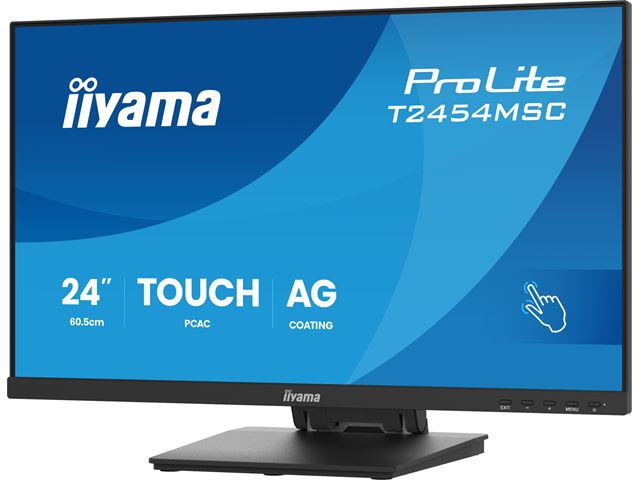 iiyama ProLite monitor T2454MSC-B3AG 24", InCell Projective Capacitive 10pt touch, Anti-glare coating, IPS, HDMI, flexible stand image 6