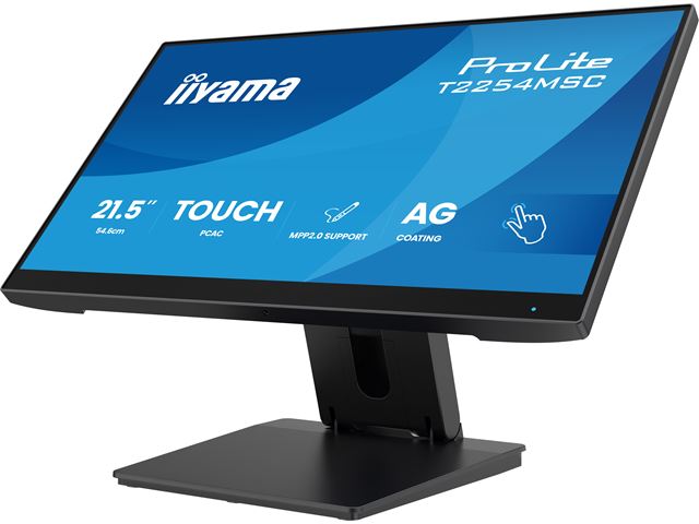 iiyama ProLite monitor T2254MSC-B2AG 22", Projective Capacitive 10pt touch, Anti-glare coating, IPS, Ultra thin bezel, HDMI, edge to edge image 9
