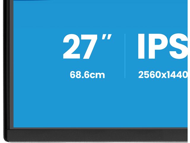 iiyama ProLite monitor X2792QSU-B1 27" IPS, 2560x1440, 4-side slim bezel and B energy class, Black, HDMI, Display Port, image 7