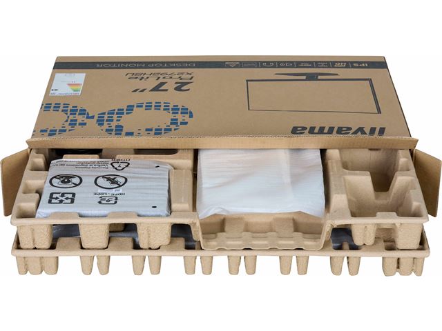 iiyama ProLite monitor X2792QSU-B1 27" IPS, 2560x1440, 4-side slim bezel and B energy class, Black, HDMI, Display Port, image 14