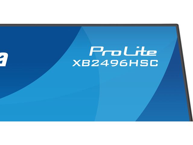 iiyama ProLite monitor XB2496HSC-B1 24" IPS, Height Adjustable, 144Hz, Black, 4-side slim bezel and B energy class, USB-C, HDMI image 4