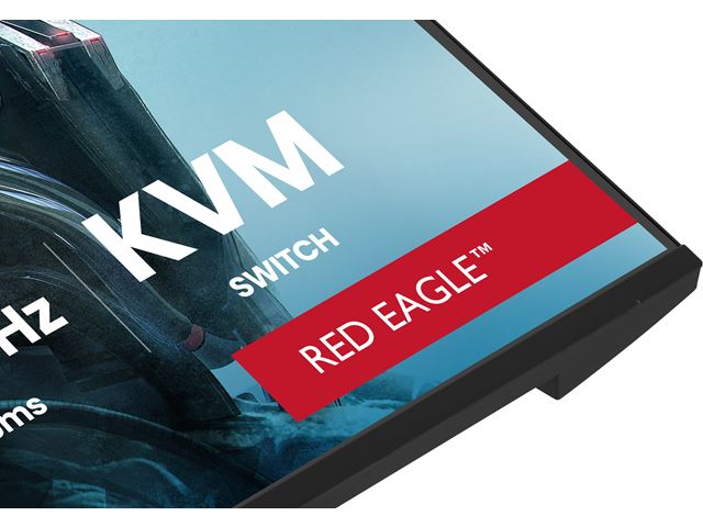 iiyama G-Master Red Eagle gaming monitor GB3261UHSCP-B1 32" Black, 4K, VA, 0.6ms, 144hz, USB-C, HDMI, KVM Switch, Display Port, Height Adjustable image 3