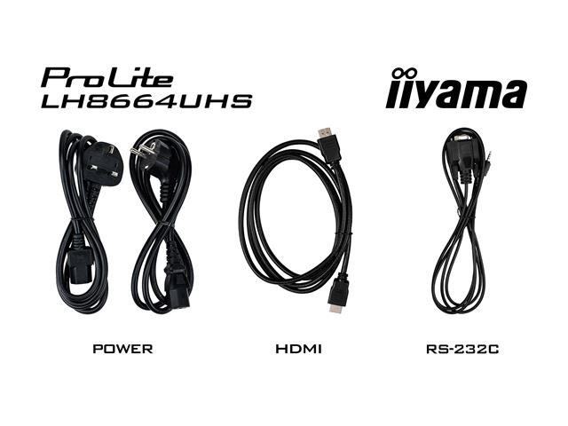 iiyama ProLite LH8664UHS-B3AG 86" Digital Signage, IPS, 4K, 24/7, USB-C, HDMI, Landscape/Portrait, iiSignage², Android 14 OS and FailOver image 11