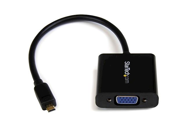 StarTech MCHD2VGAE2 StarTech.com Micro HDMI to VGA Adaptor Converter  image 0