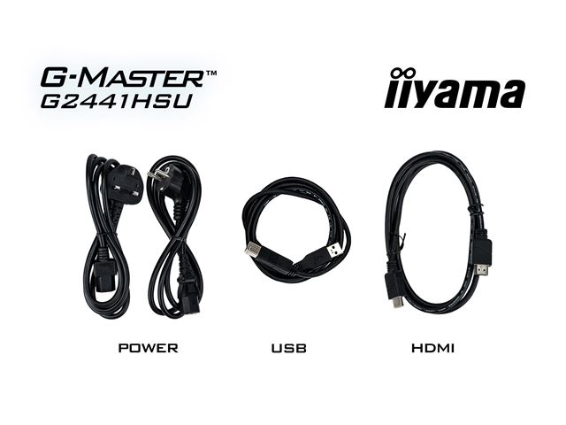 iiyama G-Master Black Hawk gaming monitor G2441HSU-B1 24" Black, IPS, Ultra Slim Bezel, Full HD, 144Hz, 1ms, FreeSync, HDMI, Display Port, USB Hub image 14