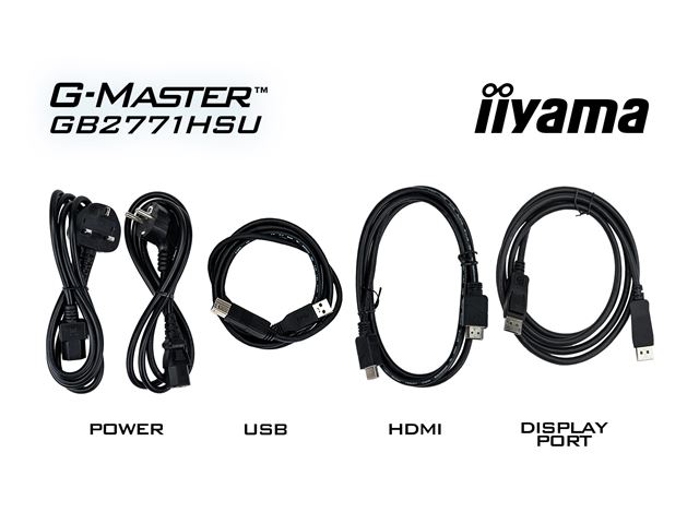 iiyama G-Master Red Eagle gaming monitor GB2771HSU-B1 27" Black, Height Adjustable, Ultra Slim Bezel, IPS, 240Hz, 0.4ms, Nvidia G-Sync, HDMI, Display Port, USB Hub image 10