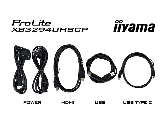 iiyama ProLite monitor XB3294UHSCP-B1 32" 4K, height adjustable, HDMI, VA panel, KVM Switch, USB-C connection (95W), KVM Switch and PiP/PbP image 11