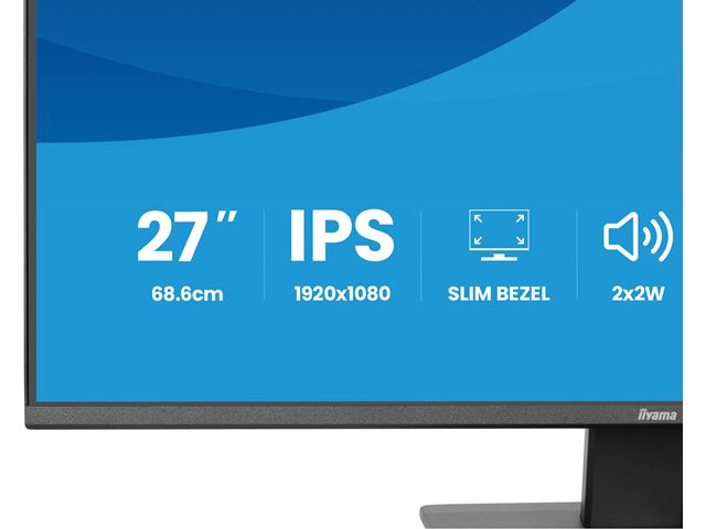 iiyama ProLite monitor X2793HSU-B1 27" IPS, 120Hz, Black, 4-side slim bezel and C energy class, HDMI, Display Port, USB Hub image 14