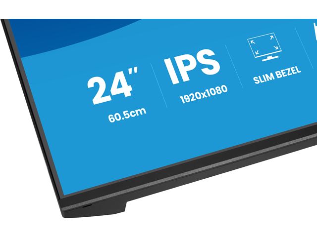 iiyama ProLite monitor XB2493HSU-B1 24" IPS, Height Adjustable, 120Hz, Black, 4-side slim bezel and C energy class, HDMI, Display Port, USB Hub image 14