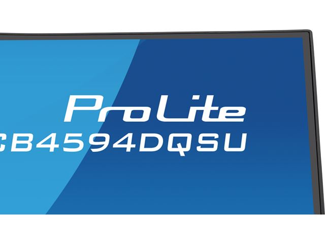 iiyama ProLite curved monitor XCB4594DQSU-B1 45" VA Dual QHD panel with USB Hub, HDMI and Height Adjustment, 450 cd/m² brightness image 4