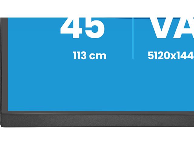iiyama ProLite curved monitor XCB4594DQSU-B1 45" VA Dual QHD panel with USB Hub, HDMI and Height Adjustment, 450 cd/m² brightness image 8