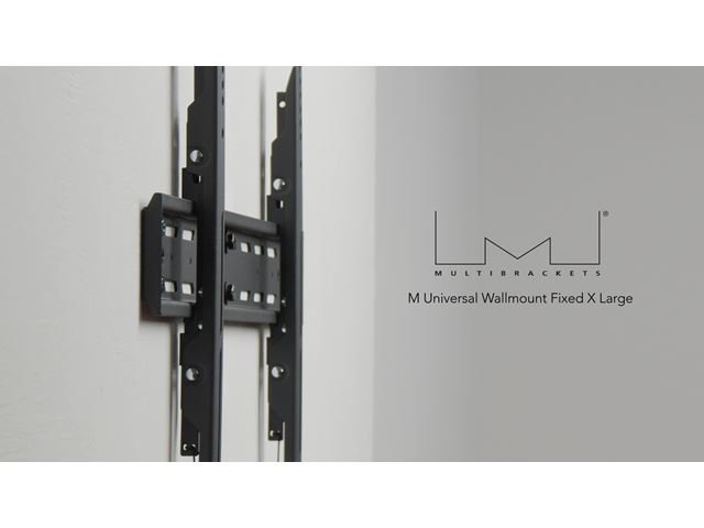 M Universal Wallmount Fixed X-Large Black image 1