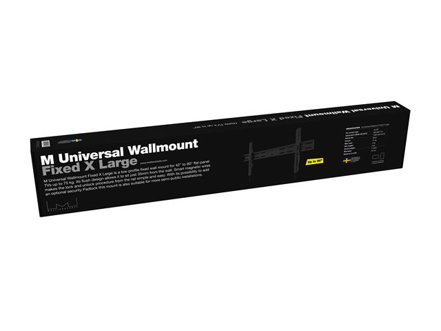 M Universal Wallmount Fixed X-Large Black image 10