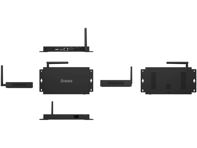 iiyama IISIGNAGEBOX-1, Android signage box, enabling iiSignage2 software, content creation, scheduling and managed remotely via a secure cloud-based platform image 1