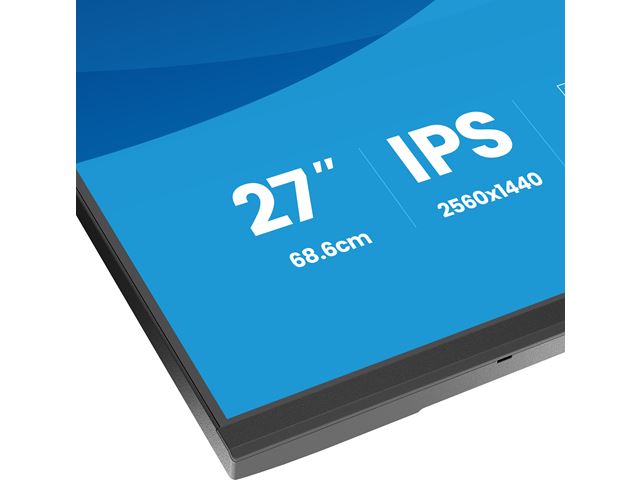 iiyama ProLite monitor XB2797QSU-B1 27" IPS, Height Adjustable, 2560x1440, 4-side slim bezel, 75hz, Black, HDMI, Display Port, image 16
