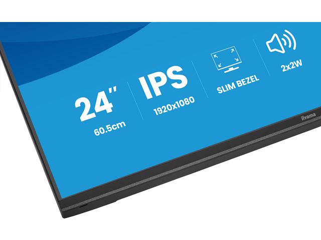 iiyama ProLite monitor X2497HSU-B1 24" IPS, Full HD, energy label C, HDMI, Display Port, 120 hz, Eye Comfort  image 7