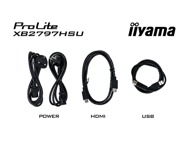 iiyama ProLite monitor XB2797HSU-B1 27" IPS, Height Adjustable, Full HD, energy label C, HDMI, Display Port, 120 hz, Eye Comfort  image 19