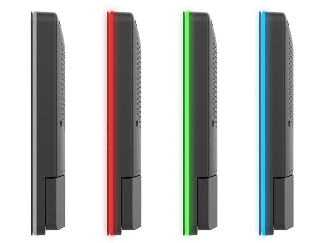 iiyama ProLite TW1025LASC-B3PNR, 10.1” PCAP 10pt touch screen with Android and Power over Ethernet Technology, Webcam/Mic, NFC/RFID reader and RGB LED bar image 4