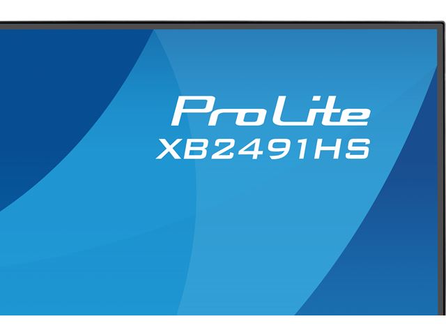 iiyama ProLite monitor XB2491HS-B1 24" IPS, Height Adjustable, Full HD, Black, Ultra Slim Bezel, HDMI, Display Port, 120hz, speakers image 4