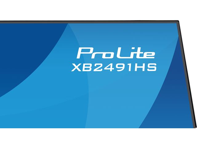 iiyama ProLite monitor XB2491HS-B1 24" IPS, Height Adjustable, Full HD, Black, Ultra Slim Bezel, HDMI, Display Port, 120hz, speakers image 6