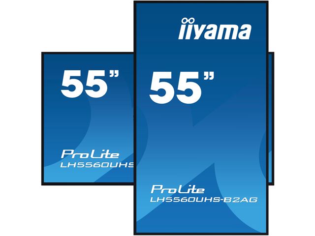 iiyama ProLite LH5560UHS-B2AG 55", VA, 4K, 24/7 Hours Operation, HDMI x 3, Landscape/Portrait, Anti-Glare, Android OS and FailOver image 5