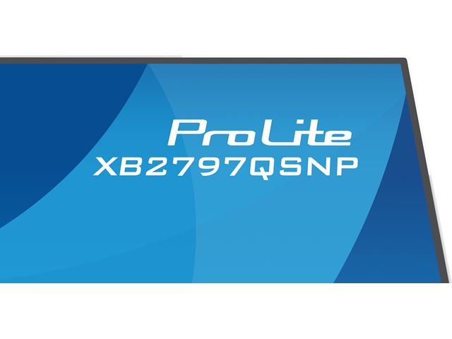 iiyama ProLite monitor XB2797QSNP-W1 27" IPS, WQHD, KVM Switch, USB-C dock and RJ45 (LAN), Ultra Slim Bezel, HDMI, Display Port, Height Adjustable.  image 7