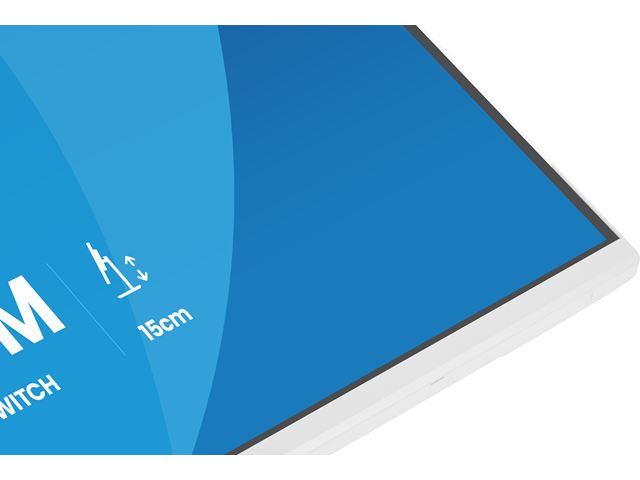 iiyama ProLite monitor XB2797QSNP-W1 27" IPS, WQHD, KVM Switch, USB-C dock and RJ45 (LAN), Ultra Slim Bezel, HDMI, Display Port, Height Adjustable.  image 8