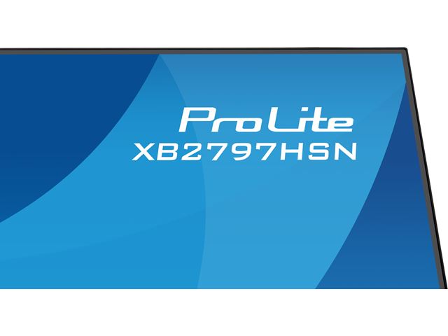 iiyama ProLite Monitor XB2797HSN-B1 27", Black, Height Adjustable, IPS Panel, USB-C connection, Daisy chain, RJ45 (LAN) image 7