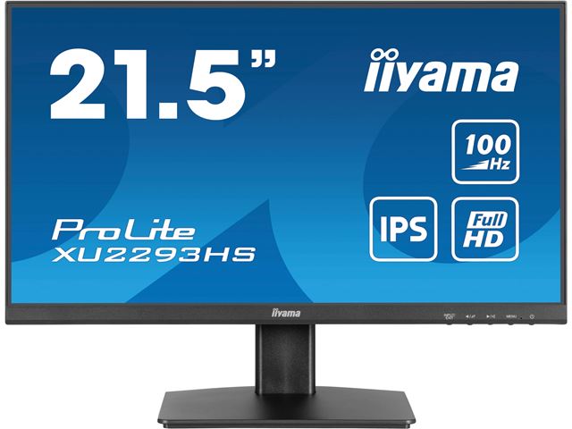 iiyama ProLite monitor XU2293HS-B6 22" IPS, 3-side borderless, Full HD, HDMI, 100hz refresh rate, flicker free, blue light reducer image 0