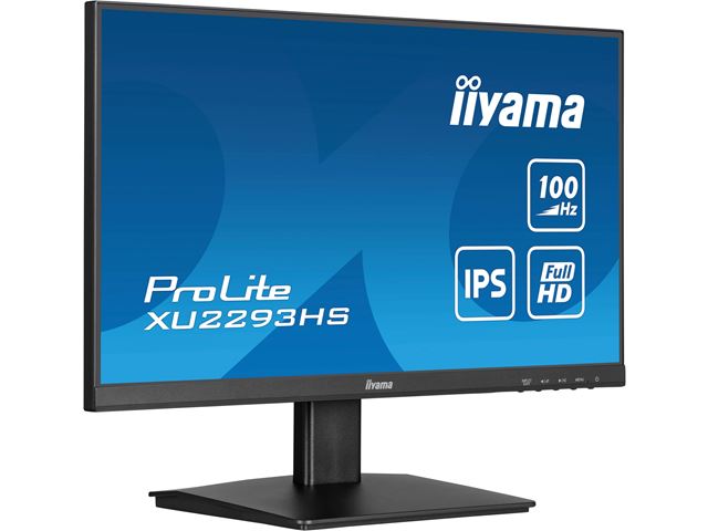 iiyama ProLite monitor XU2293HS-B6 22" IPS, 3-side borderless, Full HD, HDMI, 100hz refresh rate, flicker free, blue light reducer image 2