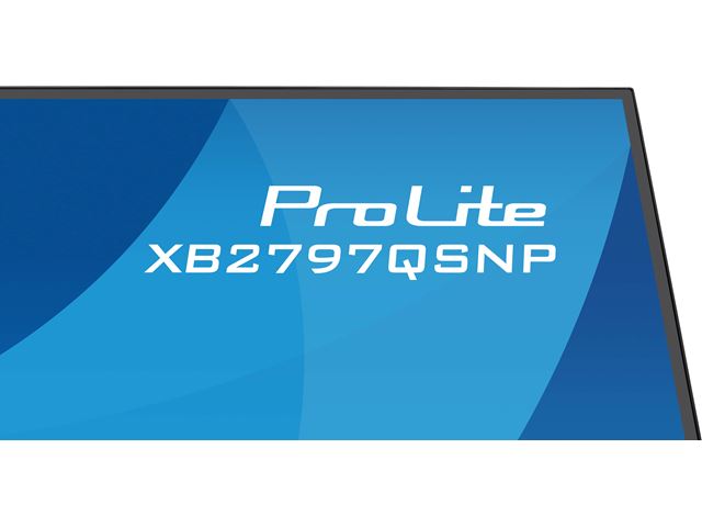iiyama ProLite monitor XB2797QSNP-B1 27" IPS, WQHD, KVM Switch, USB-C dock with 96W pwer delivery and RJ45 (LAN), Ultra Slim Bezel, HDMI, Display Port, Height Adjustable image 19