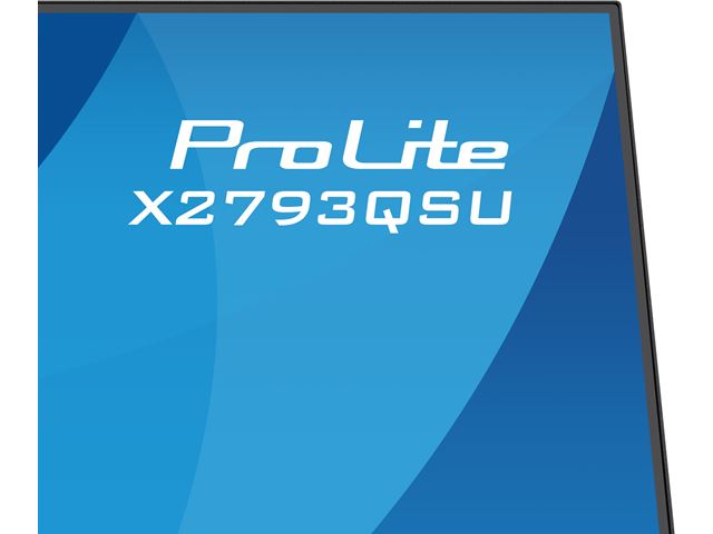 iiyama ProLite monitor X2793QSU-B1, 27" IPS, 75Hz, Black, 4-side slim bezel and QHD Res 2560×1440, HDMI, Display Port, USB Hub image 5