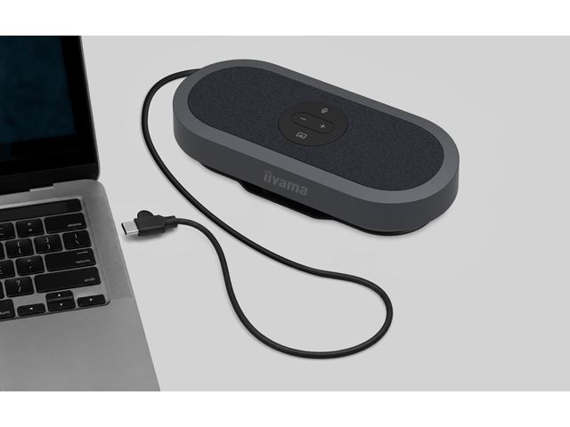 iiyama WP-MEET03M Wireless UC Audio &amp; Presentation Hub, 4K, plug-and-play USB-C connectivity image 0