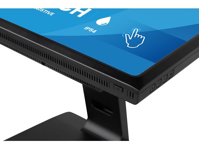 iiyama ProLite monitor T1731SR-B2S 17" Black, 5:4, Resistive single touch, HDMI, Display Port, IP54 rated image 2