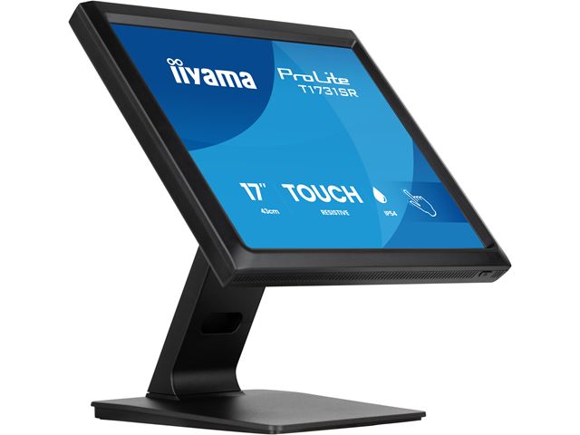 iiyama ProLite monitor T1731SR-B2S 17" Black, 5:4, Resistive single touch, HDMI, Display Port, IP54 rated image 4