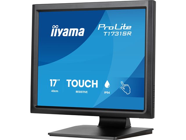 iiyama ProLite monitor T1731SR-B2S 17" Black, 5:4, Resistive single touch, HDMI, Display Port, IP54 rated image 6