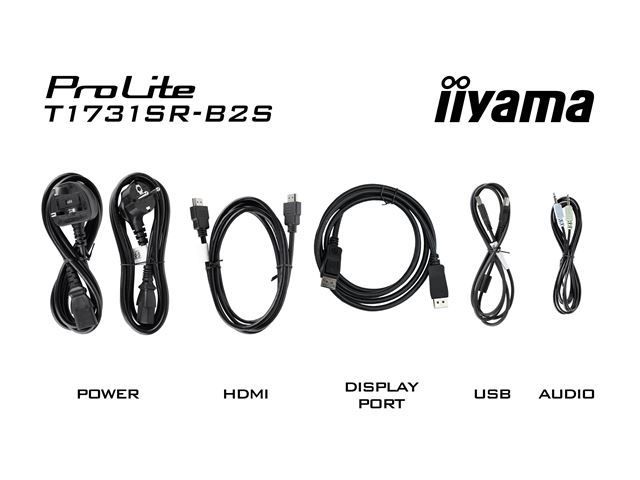iiyama ProLite monitor T1731SR-B2S 17" Black, 5:4, Resistive single touch, HDMI, Display Port, IP54 rated image 15