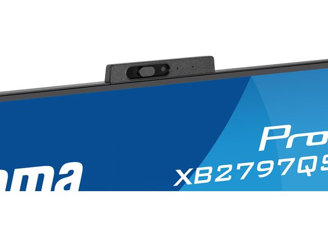 iiyama ProLite monitor XB2797QSNPH-B1 27" IPS, built-in Windows Hello camera and microphone, QHD resolution, KVM switch, Height Adjustable, 3-side borderless design image 22