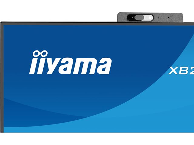 iiyama ProLite monitor XB2497HSNH-B1 24" IPS, Full HD, built-in 5MP Windows Hello camera and microphone, HDMI, Display Port, USB-C dock, Ergonomic Height Adjustable. image 8