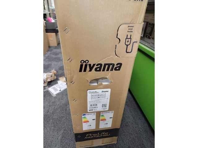 BOX OPENED: iiyama Prolite monitor X4373UHSU-B2 VA LED, USB-C, 4K, Picture-by/in-Picture, USB hub, flicker free, KVM Switch image 1