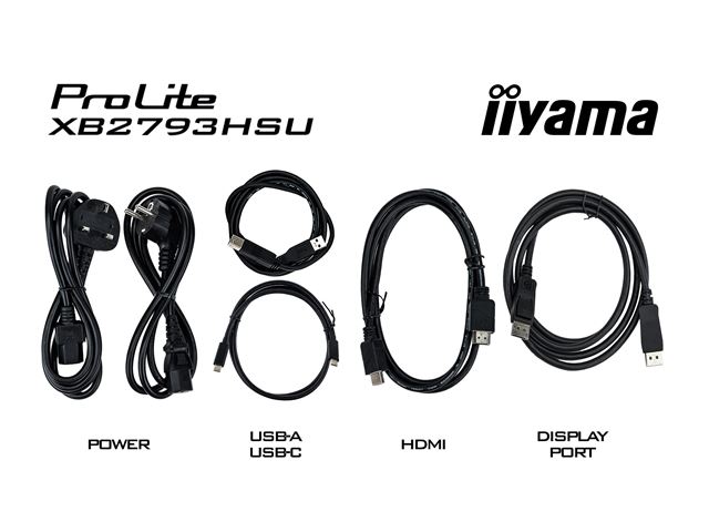 BOX OPENED: iiyama Prolite monitor X4373UHSU-B2 VA LED, USB-C, 4K, Picture-by/in-Picture, USB hub, flicker free, KVM Switch image 18