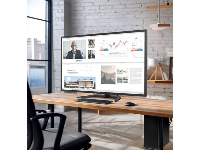 BOX OPENED: iiyama Prolite monitor X4373UHSU-B2 VA LED, USB-C, 4K, Picture-by/in-Picture, USB hub, flicker free, KVM Switch image 19
