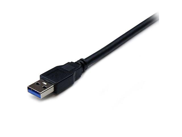 StarTech USB3SEXT6BK  (6 feet) Black SuperSpeed USB 3.0 Extension Cable A to A - M/F image 2
