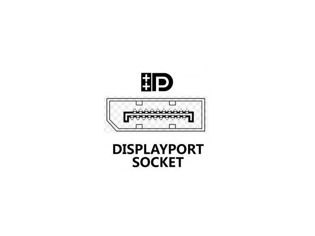 DPG-002011 DisplayPort Male Plug to Plug Video Cable GOLD 1m LOCKING image 2