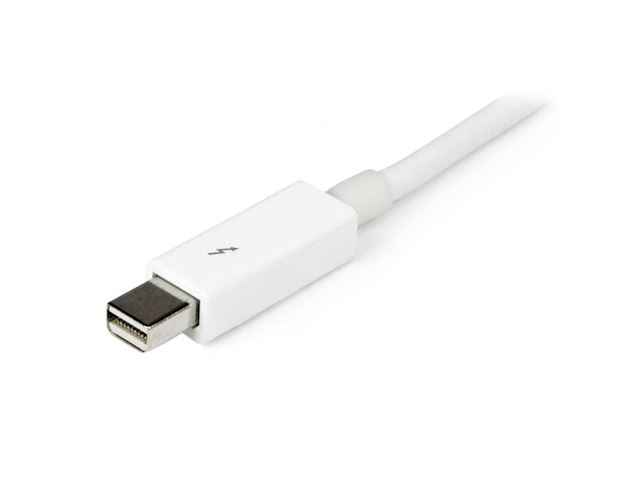 StarTech TBOLTMM3MW StarTech.com White Thunderbolt Cable - M/M (3m)  image 2