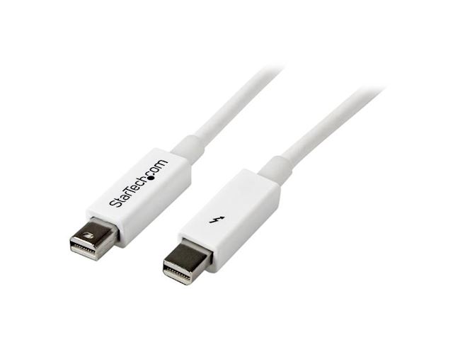 StarTech TBOLTMM3MW StarTech.com White Thunderbolt Cable - M/M (3m)  image 0